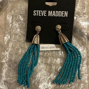 Steve Madden NEW Aqua earrings